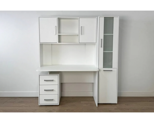 Надстройка компьютерного стола 1200 Лайт-2 белый