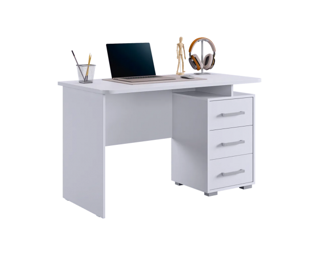 Стол компьютерный 1200 Лайт-2 белый