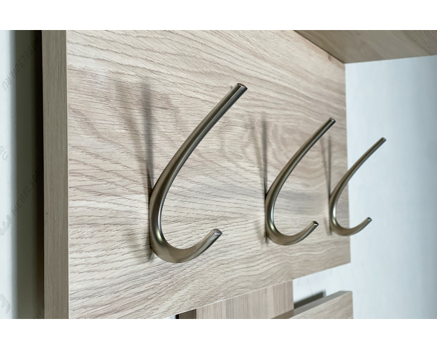 Вешалка Реал 2 белое дерево